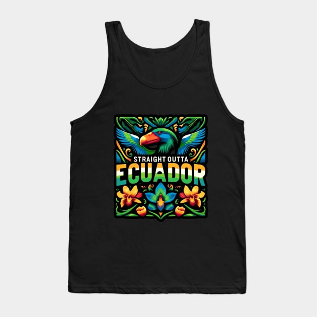 Straight Outta Ecuador Tank Top by Straight Outta Styles